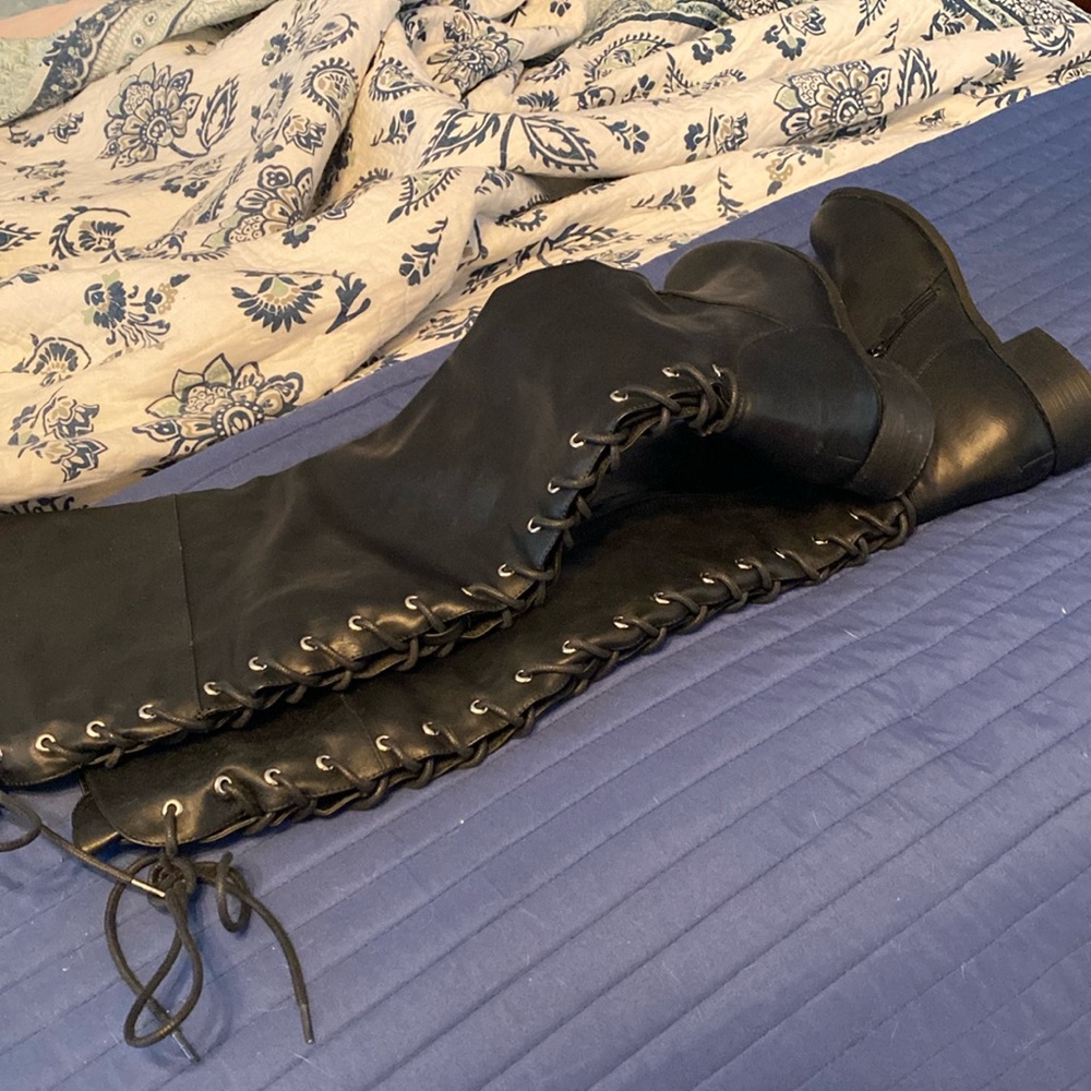 Knee high boots